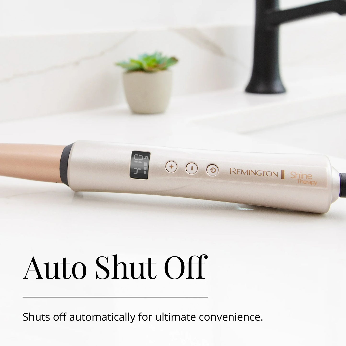 Remington Shine Therapy Argan Oil & Keratin ½-1 Tapered Curling Wand