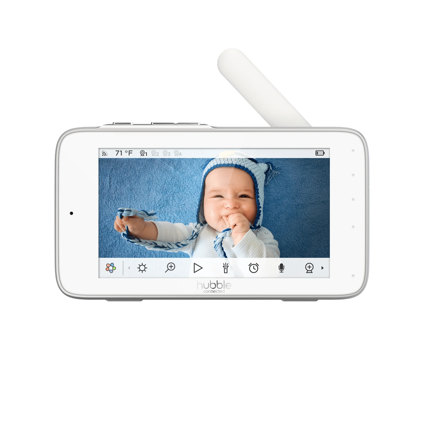 Hubble Connected Nursery Pal Premium, 5” Smart HD Baby Monitor with Touch Screen Viewer - Used