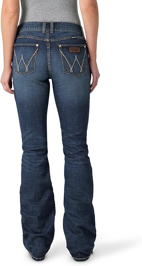 Wrangler Women’s Retro Mae Mid Boot Cut Jeans – Size 26 x 32