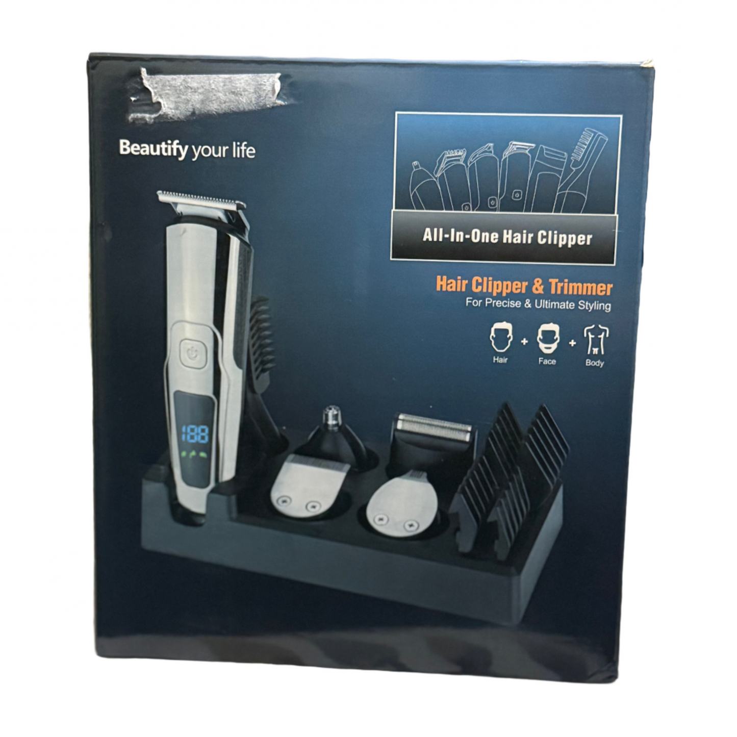 Precision Grooming Kit – Head, Face & Body Trimmer