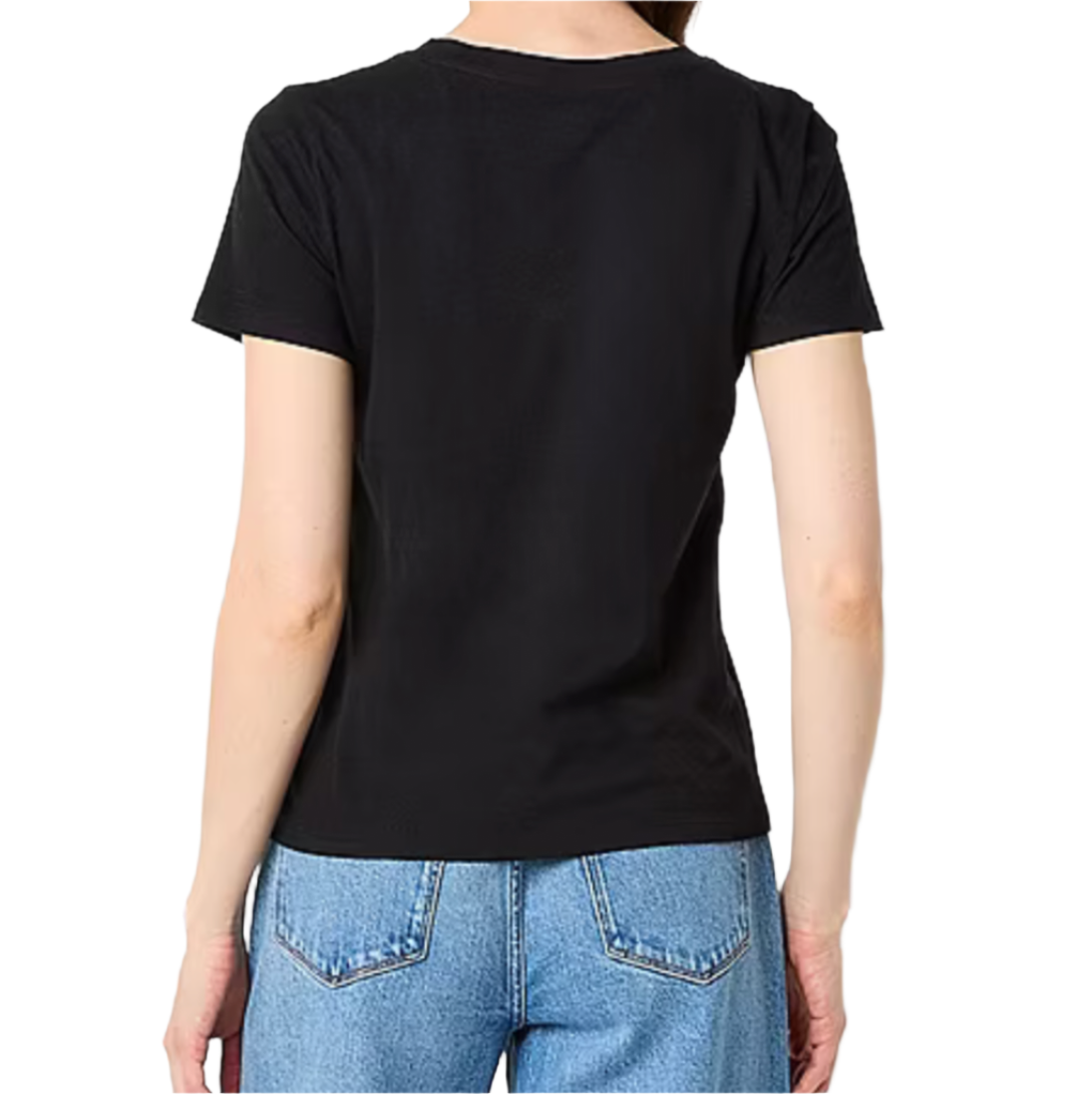 A.n.a V Neck Tee Solid - Black (Choose Size)