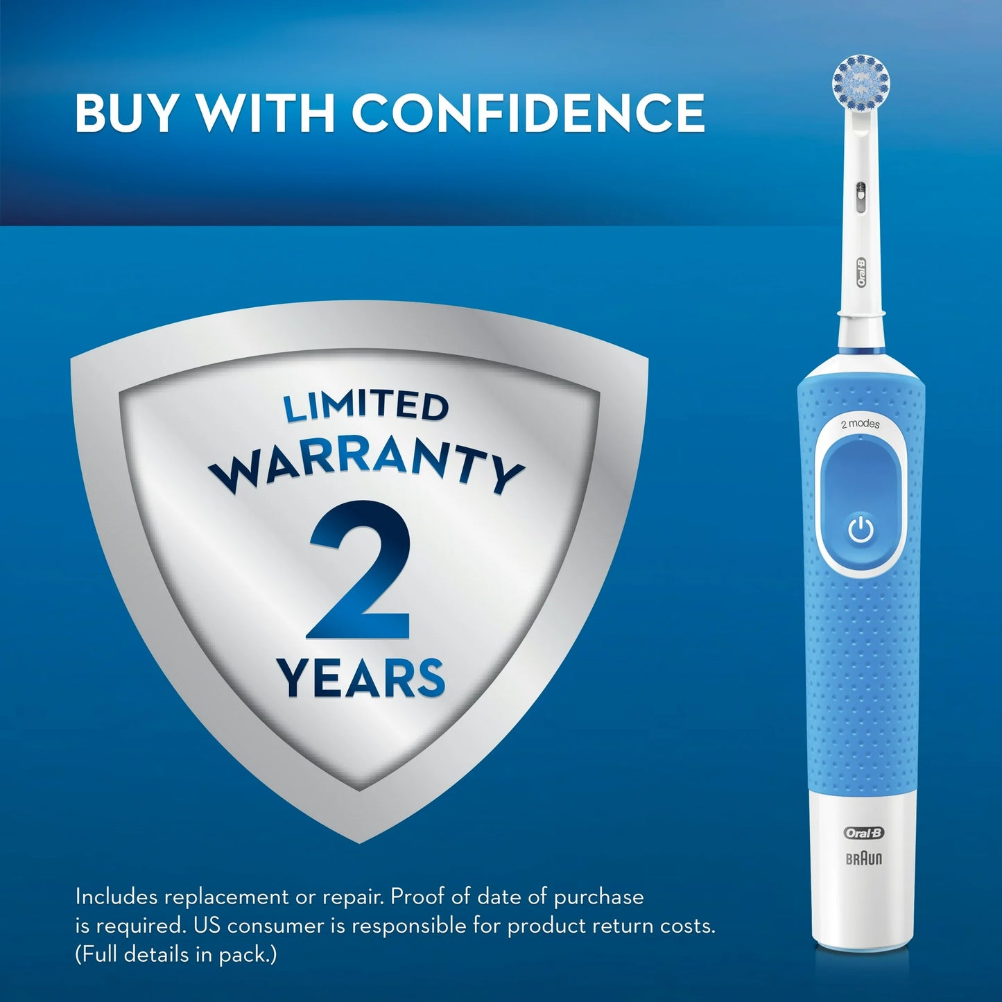 Oral-B Kids Electric Toothbrush with Sensitive Compact Brush Head and Timer