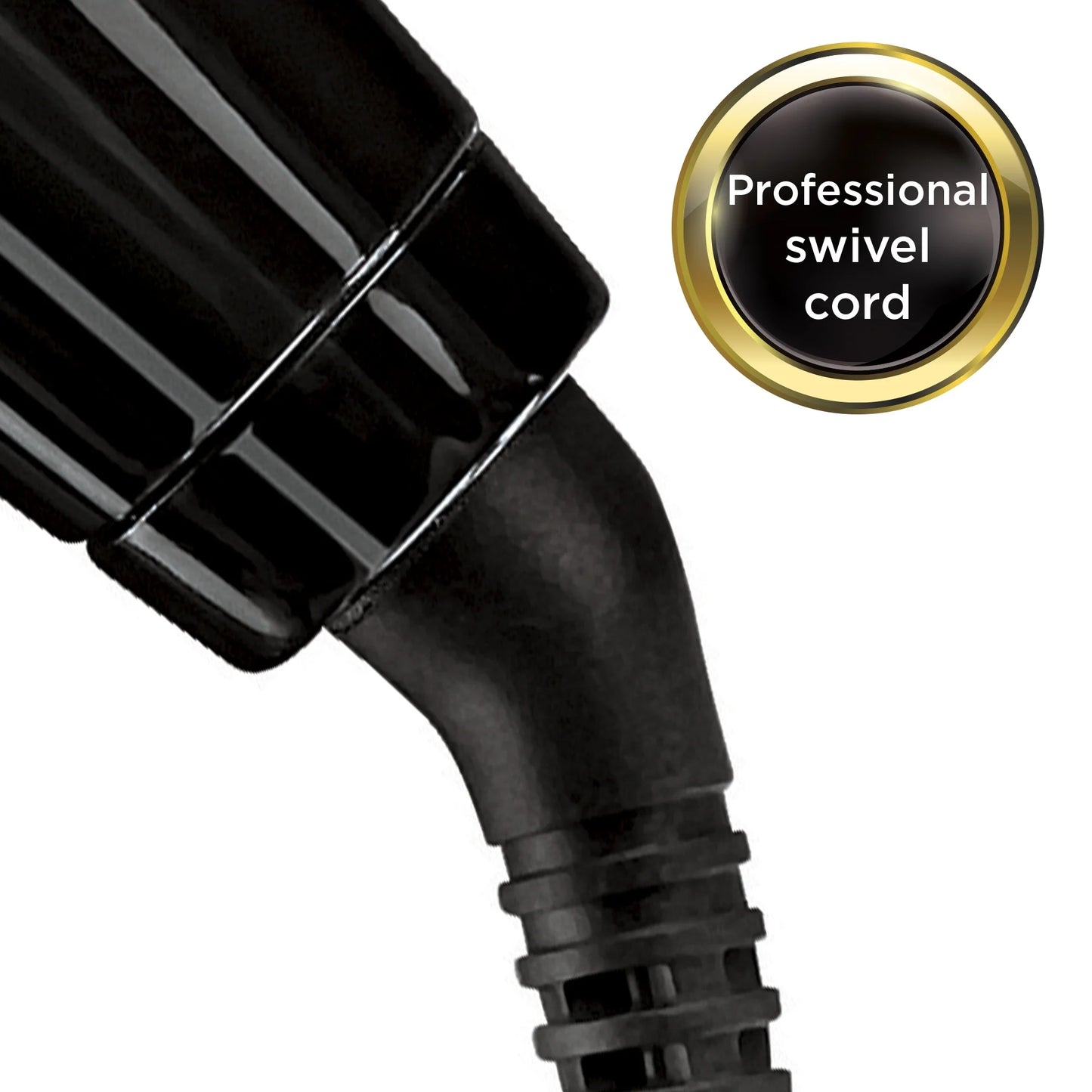 Revlon Pro Collection Silicone 1" Heated Brush, Black & Pink