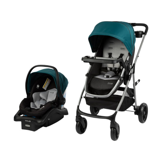 Safety 1st Car Seat Flex 8 in 1 Travel System - Forest Tide