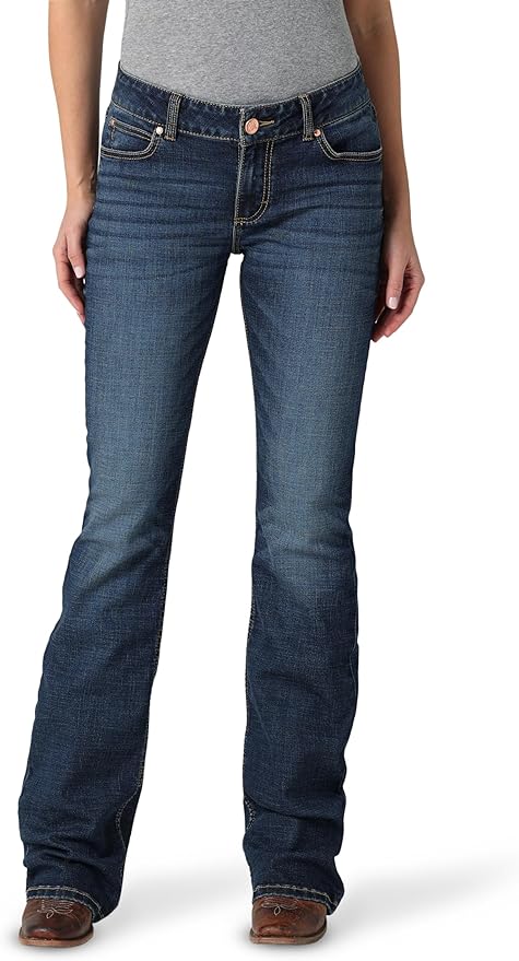 Wrangler Women’s Retro Mae Mid Boot Cut Jeans – Size 26 x 32