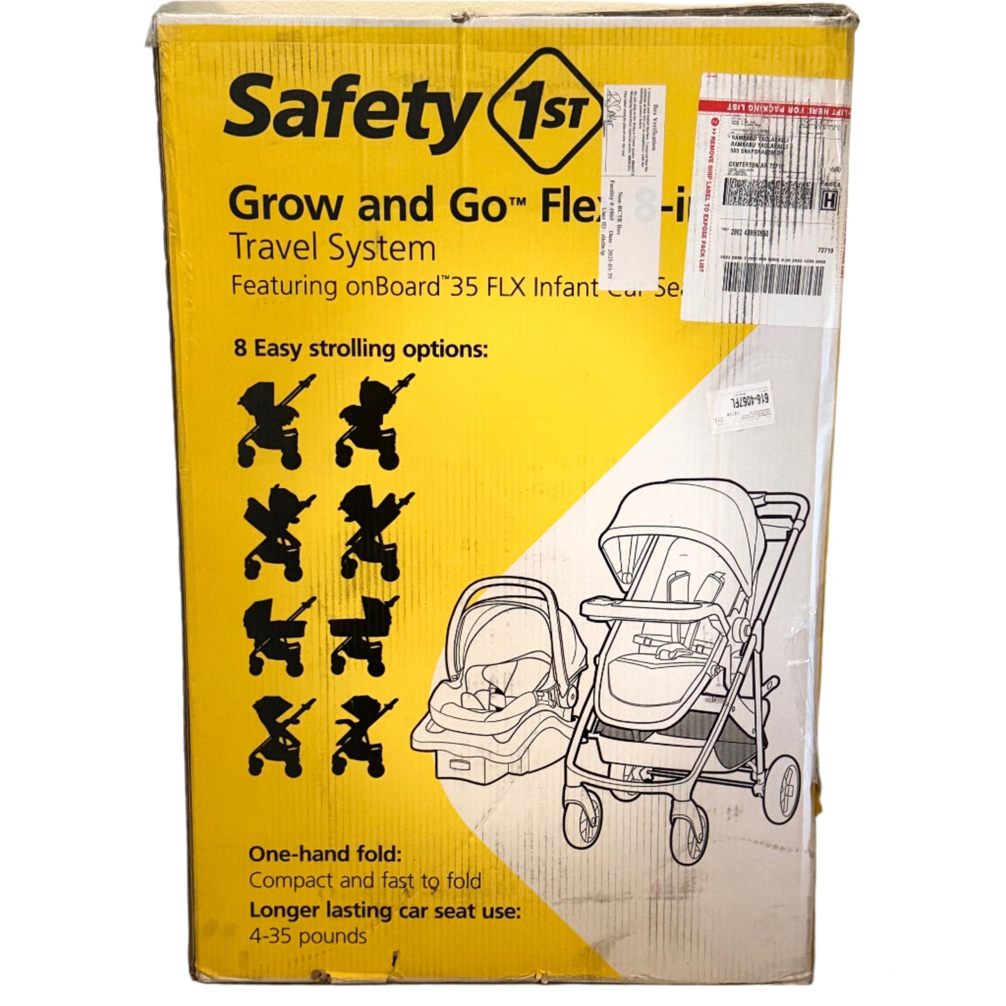 Safety 1st Car Seat Flex 8 in 1 Travel System - Forest Tide