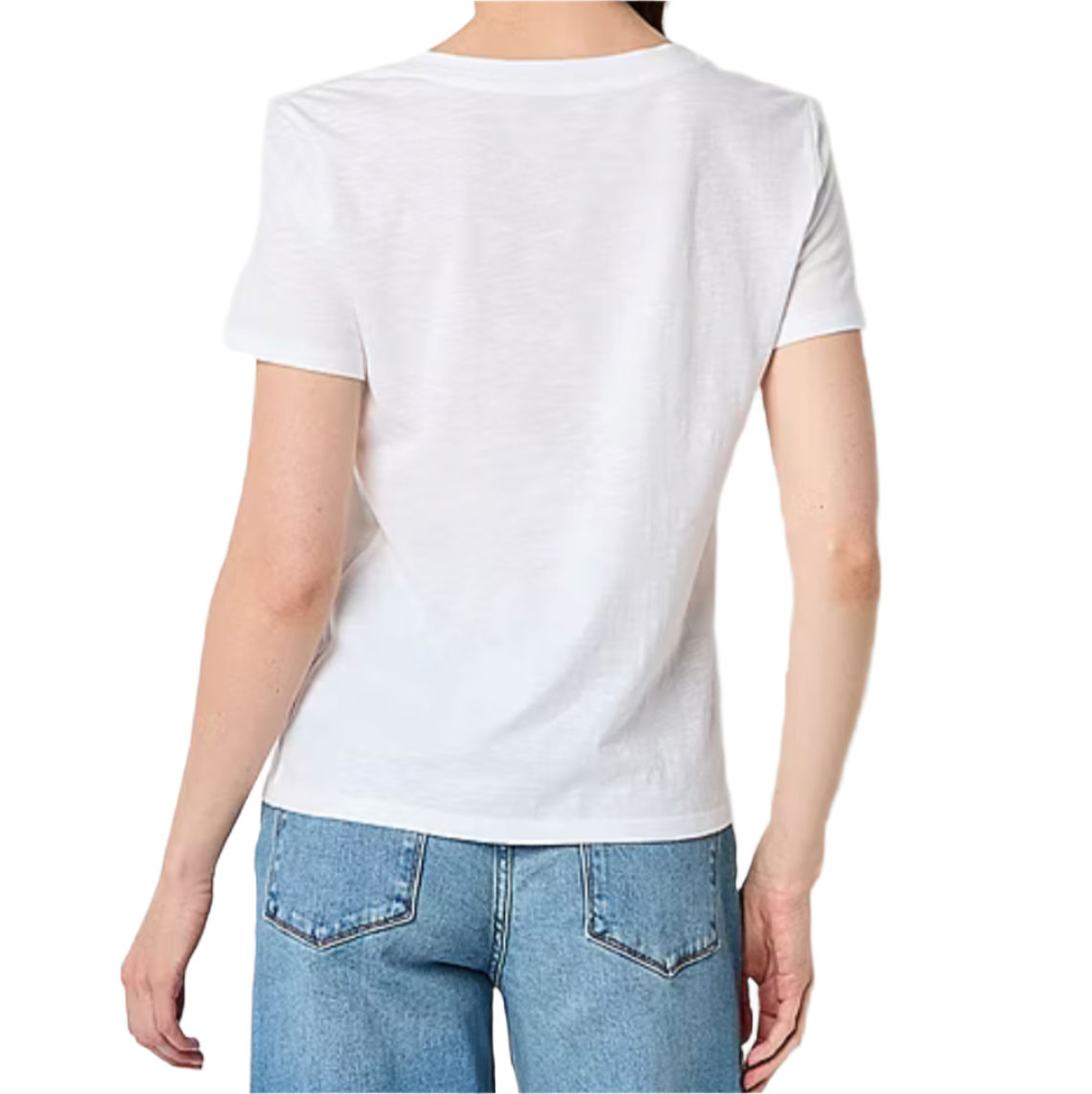 A.n.a V Neck Tee Solid - White (Choose Size)