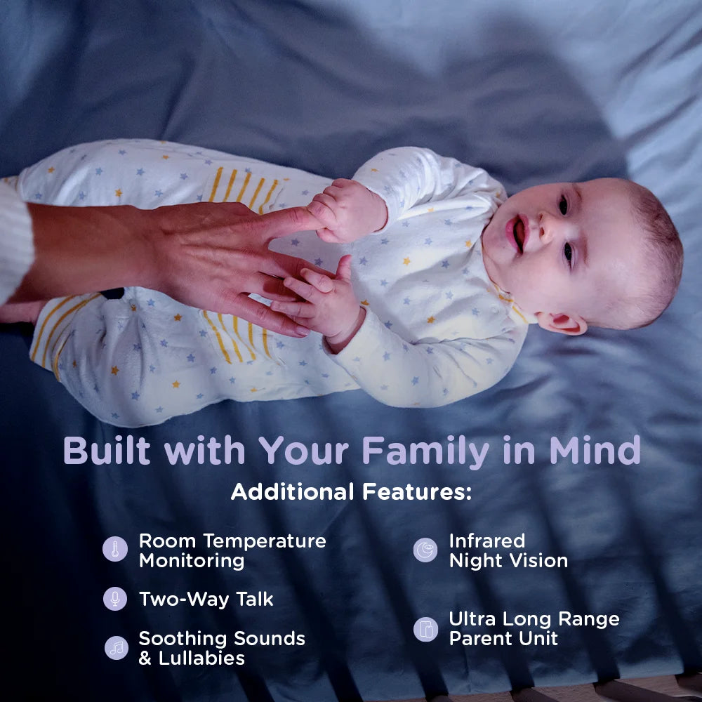 Hubble Connected Nursery Pal Premium, 5” Smart HD Baby Monitor with Touch Screen Viewer - Used
